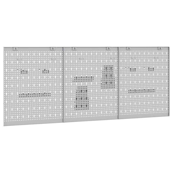 Панел за инструменти 3 pcs Сив 150 x 1 x 60 см