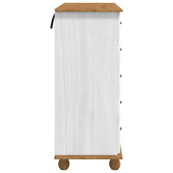 Шкаф с чекмеджета с чекмедже ASKIM Бяло 91 x 40 x 95,5 см