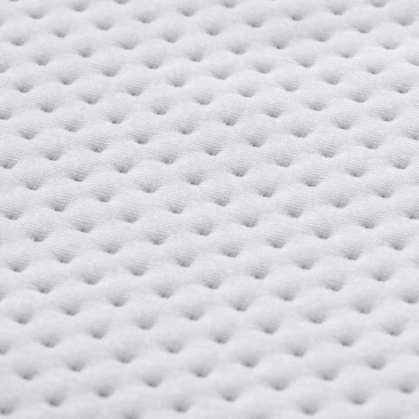 Топер за матрак Бяло 160 x 200 cm Жакардова тъкан