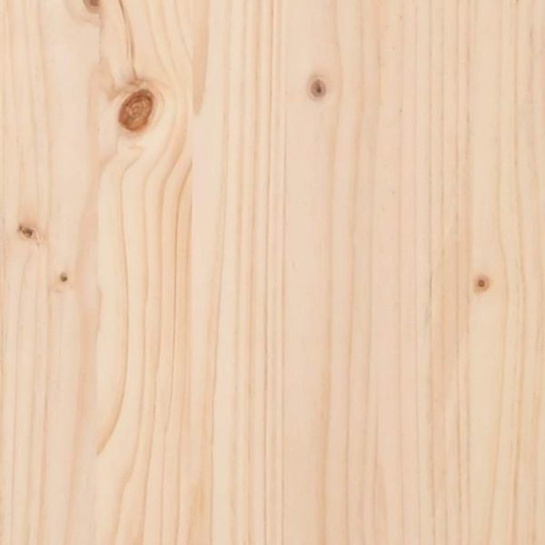 Плот за маса 90x45x2,5 см, масивна дървесина, бор, овален