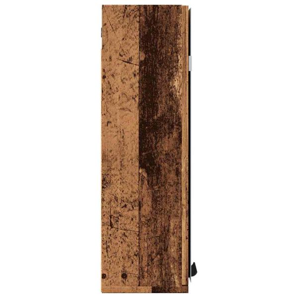 Огледален шкаф за баня от старо дърво 64x20x66,5 cm