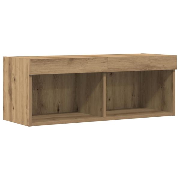Комплект ТВ шкаф 2 pcs Дъб 80 x 30 x 30 см Инженерно дърво