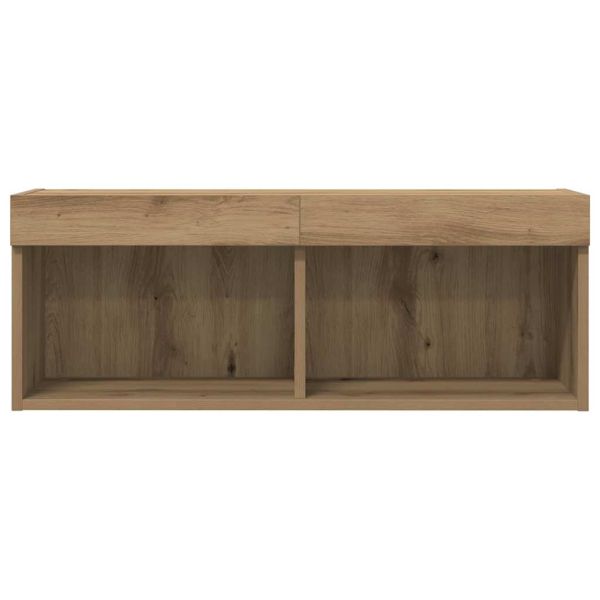 Комплект ТВ шкаф 2 pcs Дъб 80 x 30 x 30 см Инженерно дърво