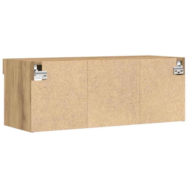Комплект ТВ шкаф 2 pcs Дъб 80 x 30 x 30 см Инженерно дърво