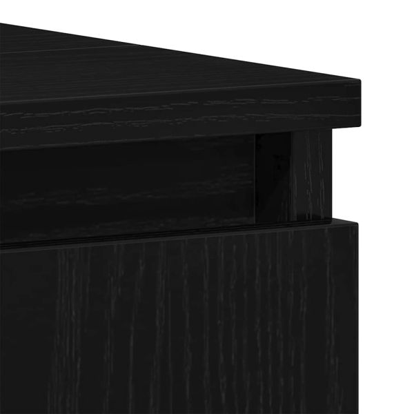 Шкаф за мивка в баня Черния дъб 65 x 33 x 60 см Инженерно дърво