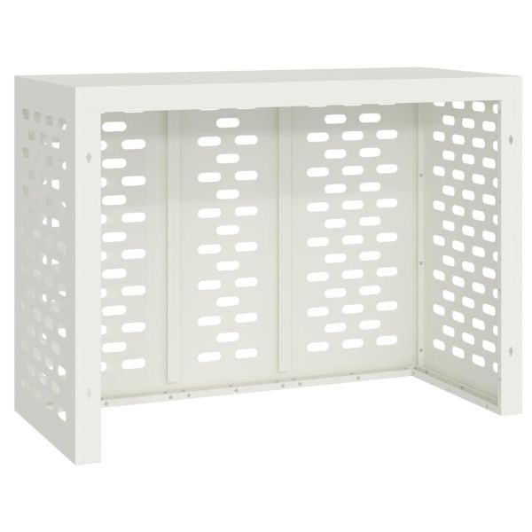 Покритие за климатик Бяло 110 x 50 x 80 cm Стомана