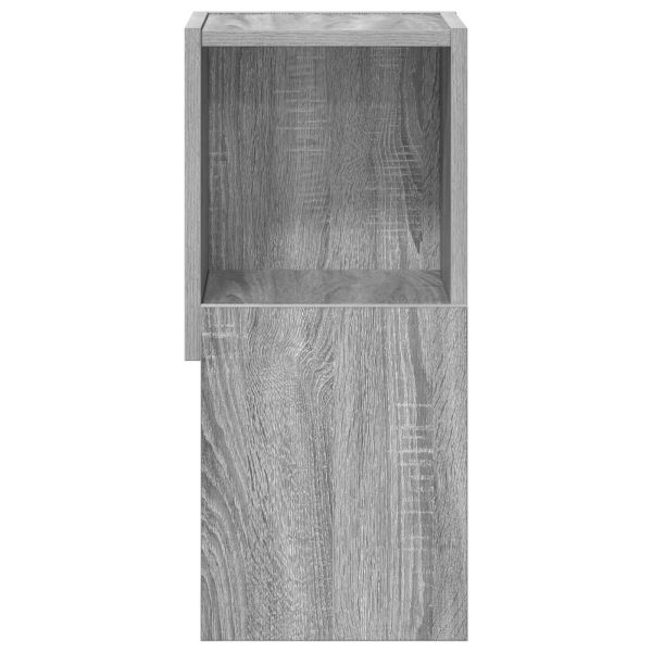 Ъглов шкаф Сив Сонома 25,5x25x55см Инженерно дърво