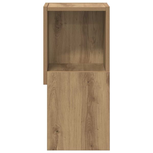 Ъглов шкаф Дъб 25,5x25x55см Инженерно дърво