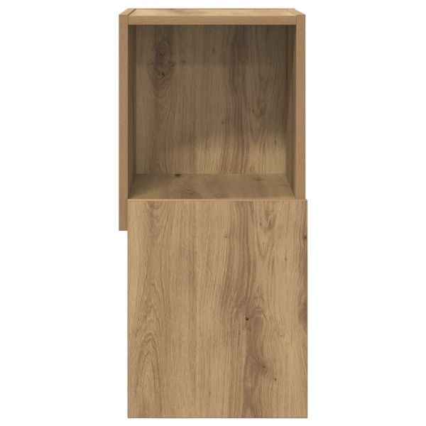 Ъглов шкаф Дъб 30,5x30x65см Инженерно дърво