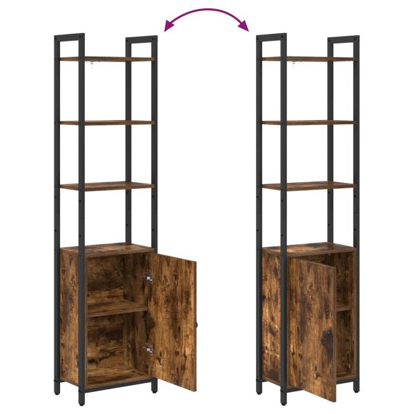 Шкаф за книги Димян дъб 40 x 24 x 161 см Инженерно дърво