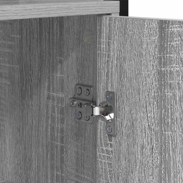 Шкаф за книги Сив Сонома 40 x 24 x 161 см Инженерно дърво