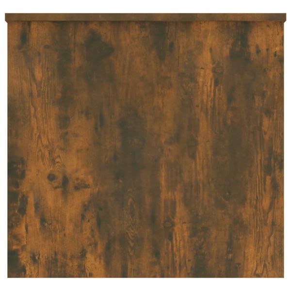 Маса за кафе, опушен дъб, 102x55,5x52,5 см, инженерно дърво