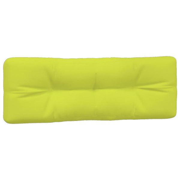 Палетни възглавници, 7 бр, яркозелени, текстил