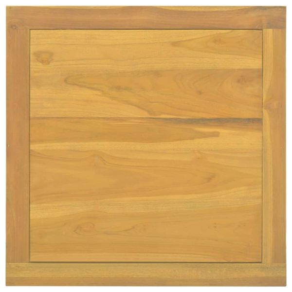 Маса за кафе, 60x60x40 см, тиково дърво масив