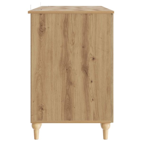 Бюро с рафт Дъб артизан 142,5 x 50 x 75 см Инженерна дървесина