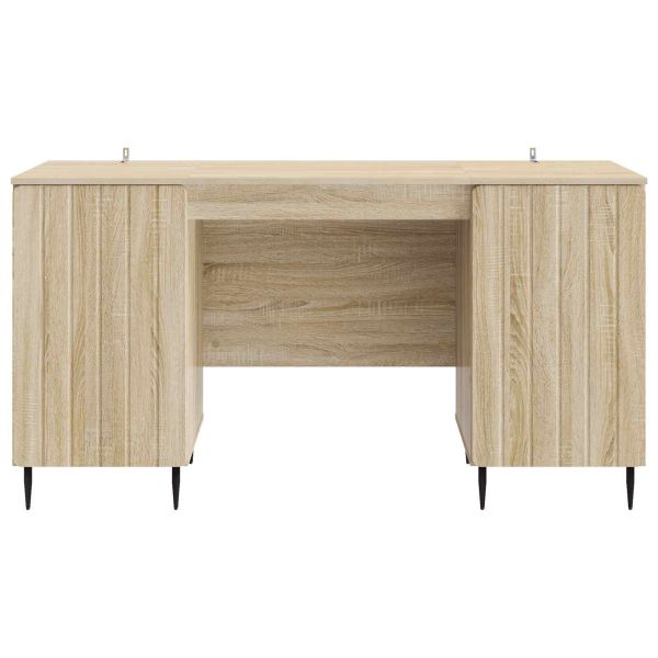 Бюро с рафт Дъб сонома 142,5 x 50 x 75 см Инженерна дървесина