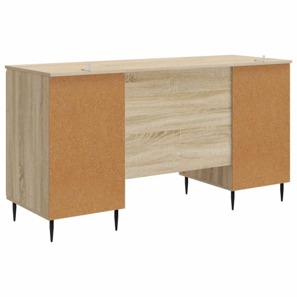 Бюро с рафт Дъб сонома 142,5 x 50 x 75 см Инженерна дървесина