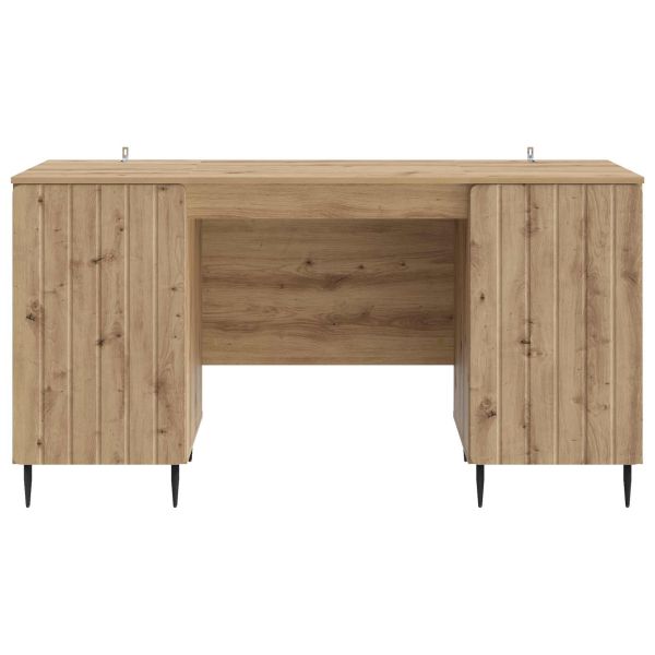 Бюро с рафт Дъб артизан 142,5 x 50 x 75 см Инженерна дървесина