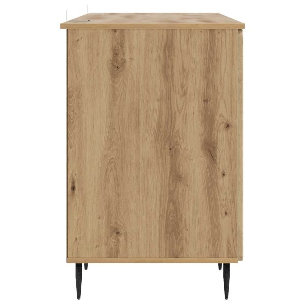 Бюро с рафт Дъб артизан 142,5 x 50 x 75 см Инженерна дървесина
