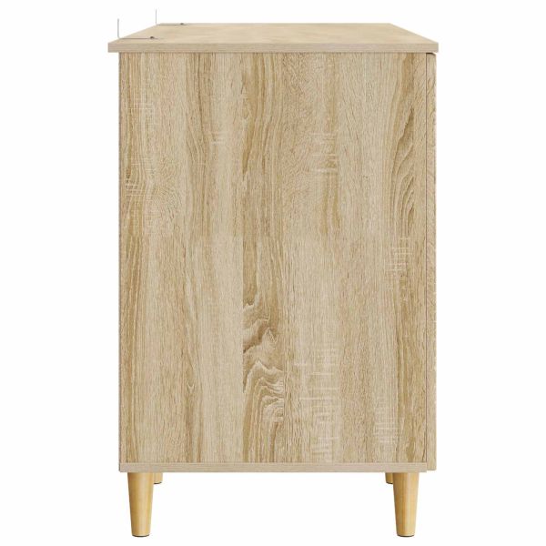 Бюро с рафт Дъб сонома 142,5 x 50 x 75 см Инженерна дървесина