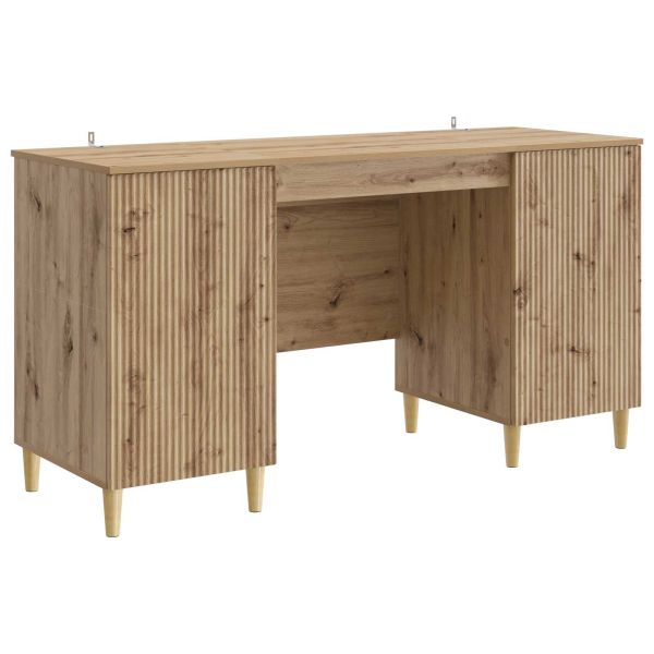 Бюро с рафт Дъб артизан 142,5 x 50 x 75 см Инженерна дървесина