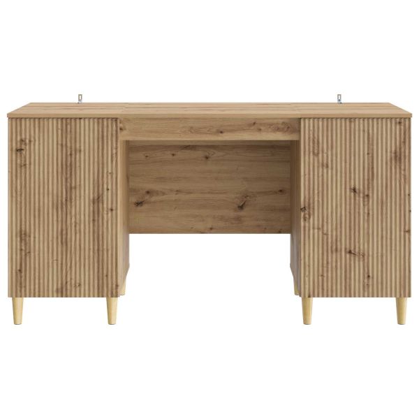 Бюро с рафт Дъб артизан 142,5 x 50 x 75 см Инженерна дървесина