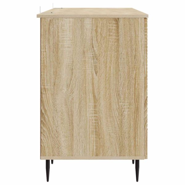 Бюро с рафт Дъб сонома 142,5 x 50 x 75 см Инженерна дървесина
