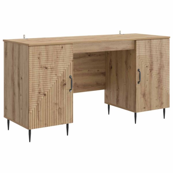 Бюро с рафт Дъб артизан 142,5 x 50 x 75 см Инженерна дървесина