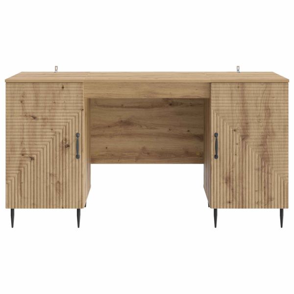 Бюро с рафт Дъб артизан 142,5 x 50 x 75 см Инженерна дървесина
