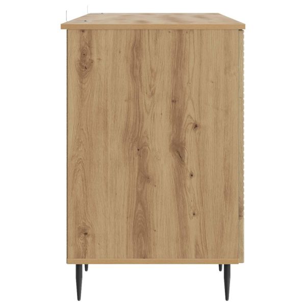 Бюро с рафт Дъб артизан 142,5 x 50 x 75 см Инженерна дървесина