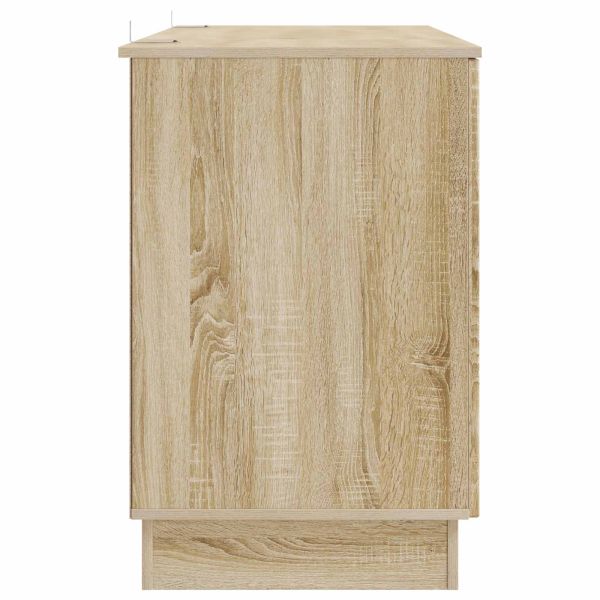 Бюро с рафт Дъб сонома 142,5 x 50 x 75 см Инженерна дървесина