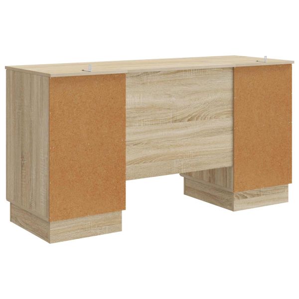 Бюро с рафт Дъб сонома 142,5 x 50 x 75 см Инженерна дървесина