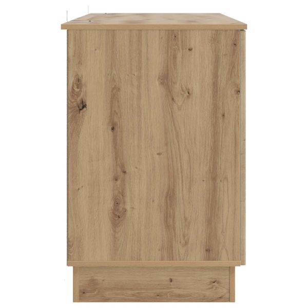 Бюро с рафт Дъб артизан 142,5 x 50 x 75 см Инженерна дървесина