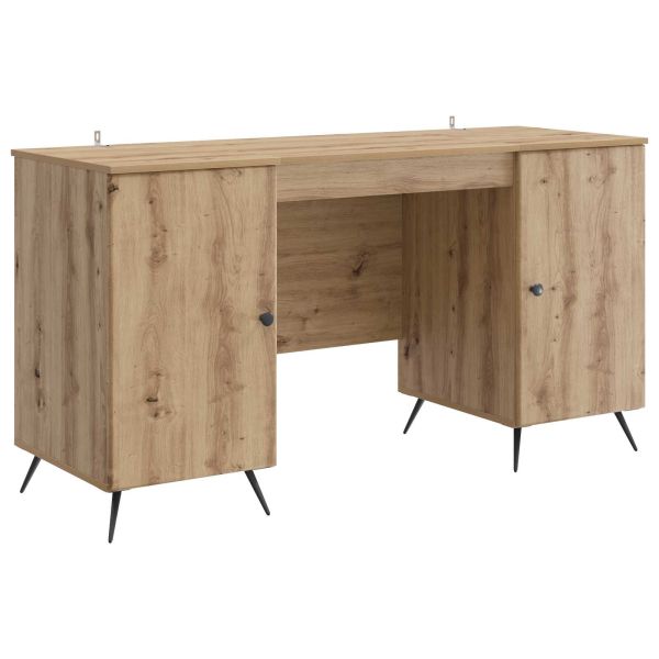 Бюро с рафт Дъб артизан 142,5 x 50 x 75 см Инженерна дървесина