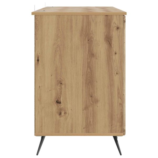 Бюро с рафт Дъб артизан 142,5 x 50 x 75 см Инженерна дървесина