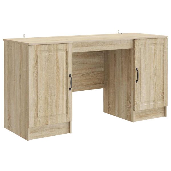 Бюро с рафт Дъб сонома 142,5 x 50 x 75 см Инженерна дървесина