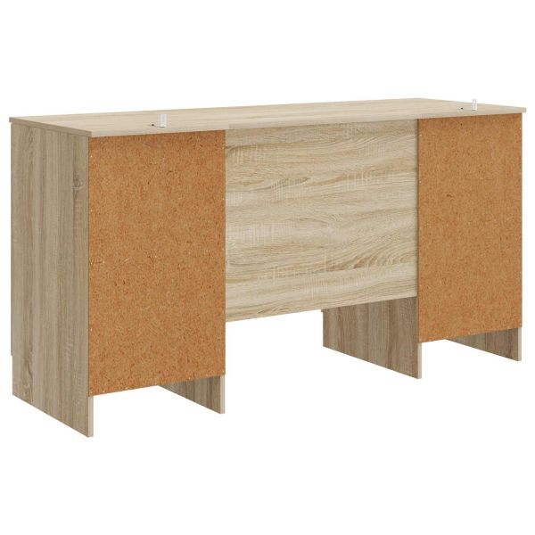 Бюро с рафт Дъб сонома 142,5 x 50 x 75 см Инженерна дървесина