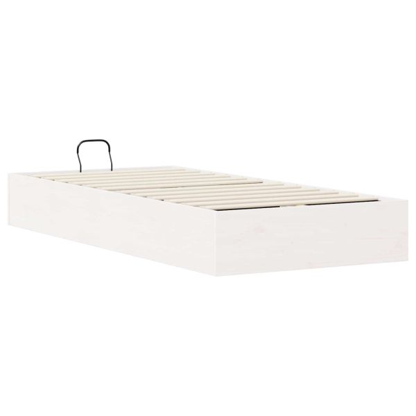 Отоман легло рамка с хранилище Бяло 75 x 190 cm