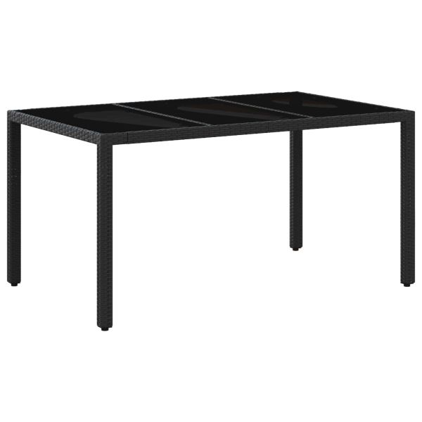 Комплект за хранене на открито 7 pcs Черно и кремаво бяло