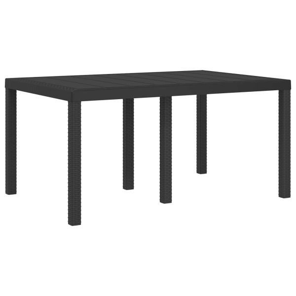 Комплект за хранене в градината 5 pcs Антрацит и Светлосиво ПП