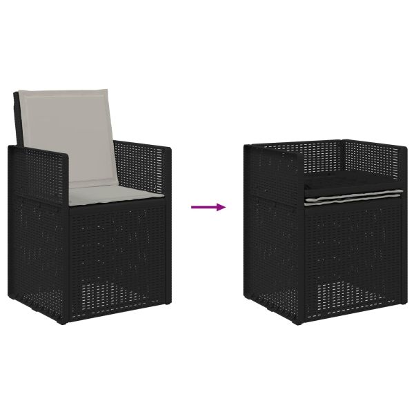 Комплект за хранене в градината 5 pcs Антрацит и Светлосиво ПП