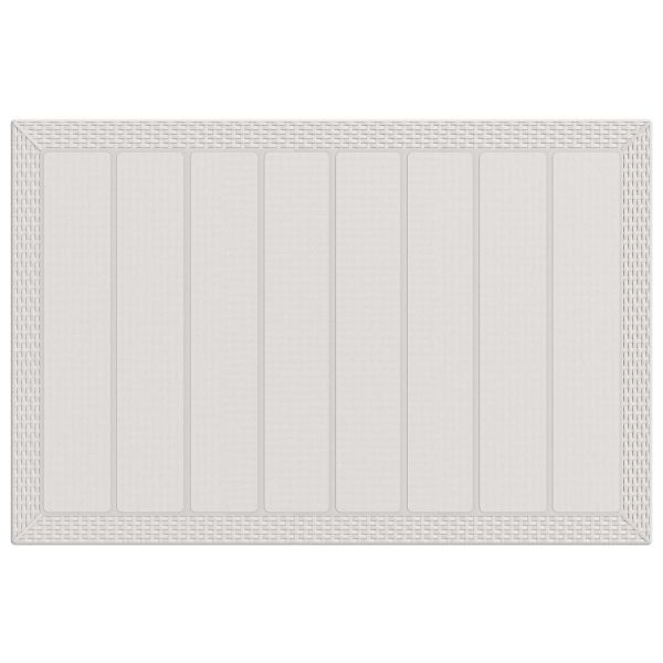 Комплект за хранене в градината 5 pcs Бяло и таупе ПП