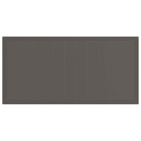 Комплект за хранене в градината 7 pcs Светлосиво и антрацит ПП