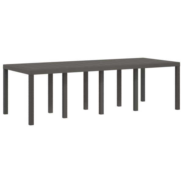 Комплект за хранене в градината 9 pcs Светло сиво и Кремаво ПП