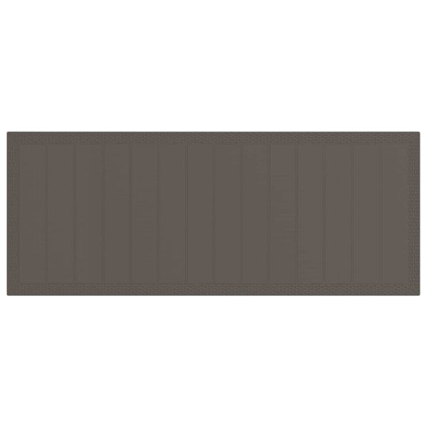 Комплект за хранене в градината 9 pcs Светлосиво и антрацит ПП