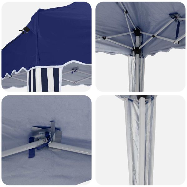 Поп-ъп парти палатка 575 x 290 x 245 см Синьо