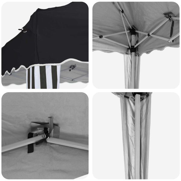 Поп-ъп парти палатка 575 x 290 x 245 см Антрацит