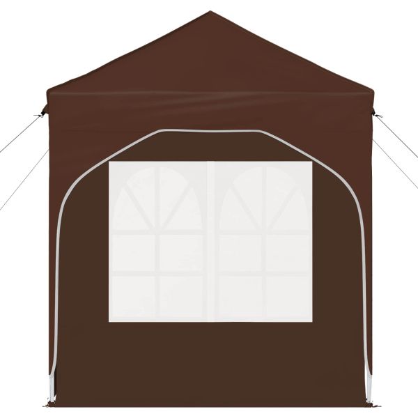 Поп-ъп парти палатка 192 x 192 x 245 см Кафяво