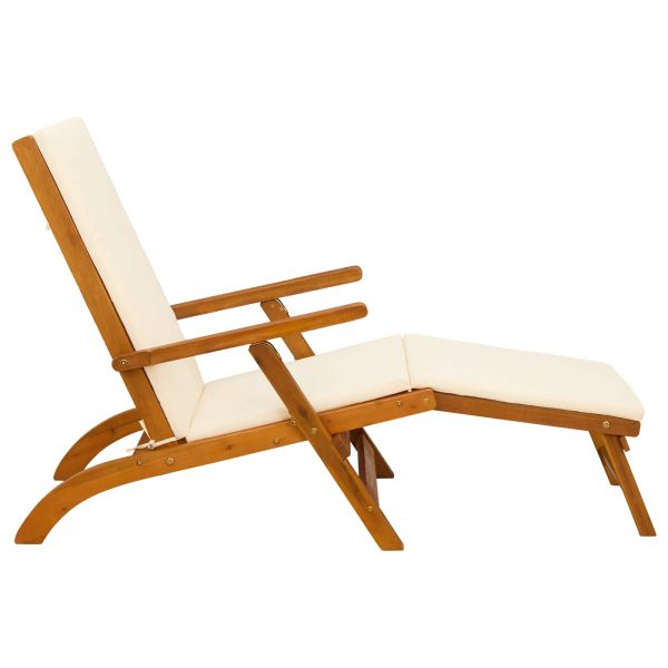Сгъваем и reclining шезлонг 55 x 146 x 91 см