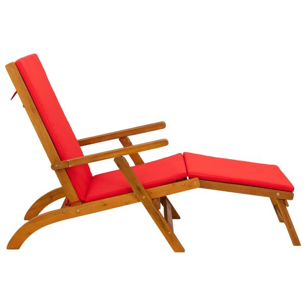 Сгъваем и reclining шезлонг 55 x 146 x 91 см